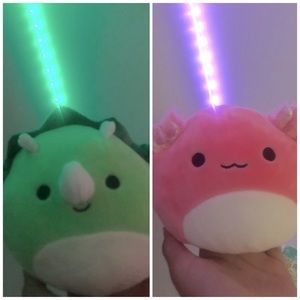 NWT Flipamallow “Archie/Tristan” axo/triceratops